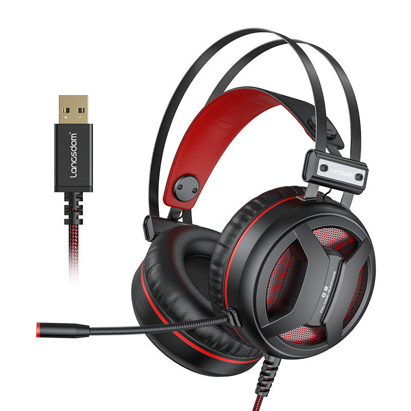 USB 7.1 Gaming Headset RGB Light Headphone with Noise Cancelling Microphone for PC Laptop PS4 Xbox Image 1