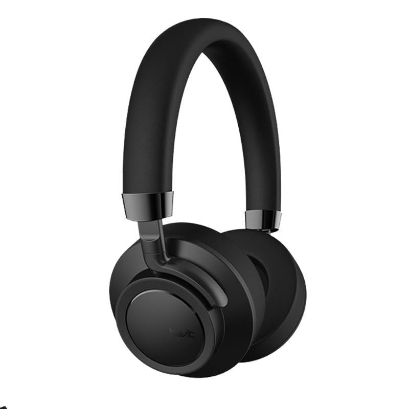 Wireless bluetooth Headphone Heavy Bass Noise Cancelling Stereo Soft Headset with Mic Image 2