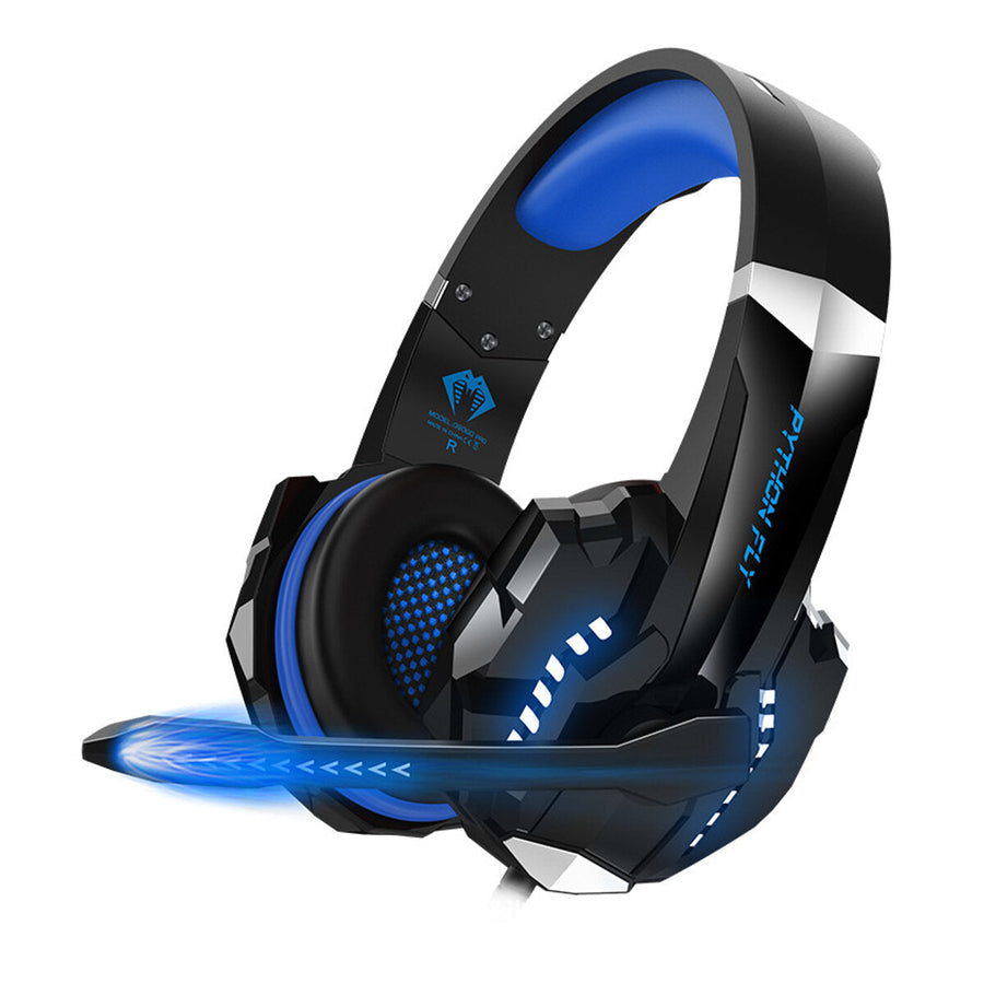 Pro Headphones Gaming 3.5mm/USB7.1 Stereo Sound Headphone with Mic for Computer PC Gamer Image 1