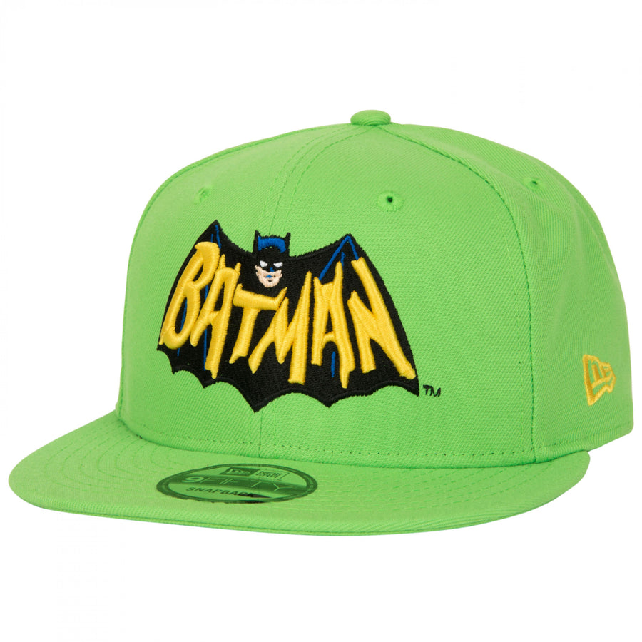 Batman 1960s Lime Green Colorway  Era 9Fifty Adjustable Hat Image 1