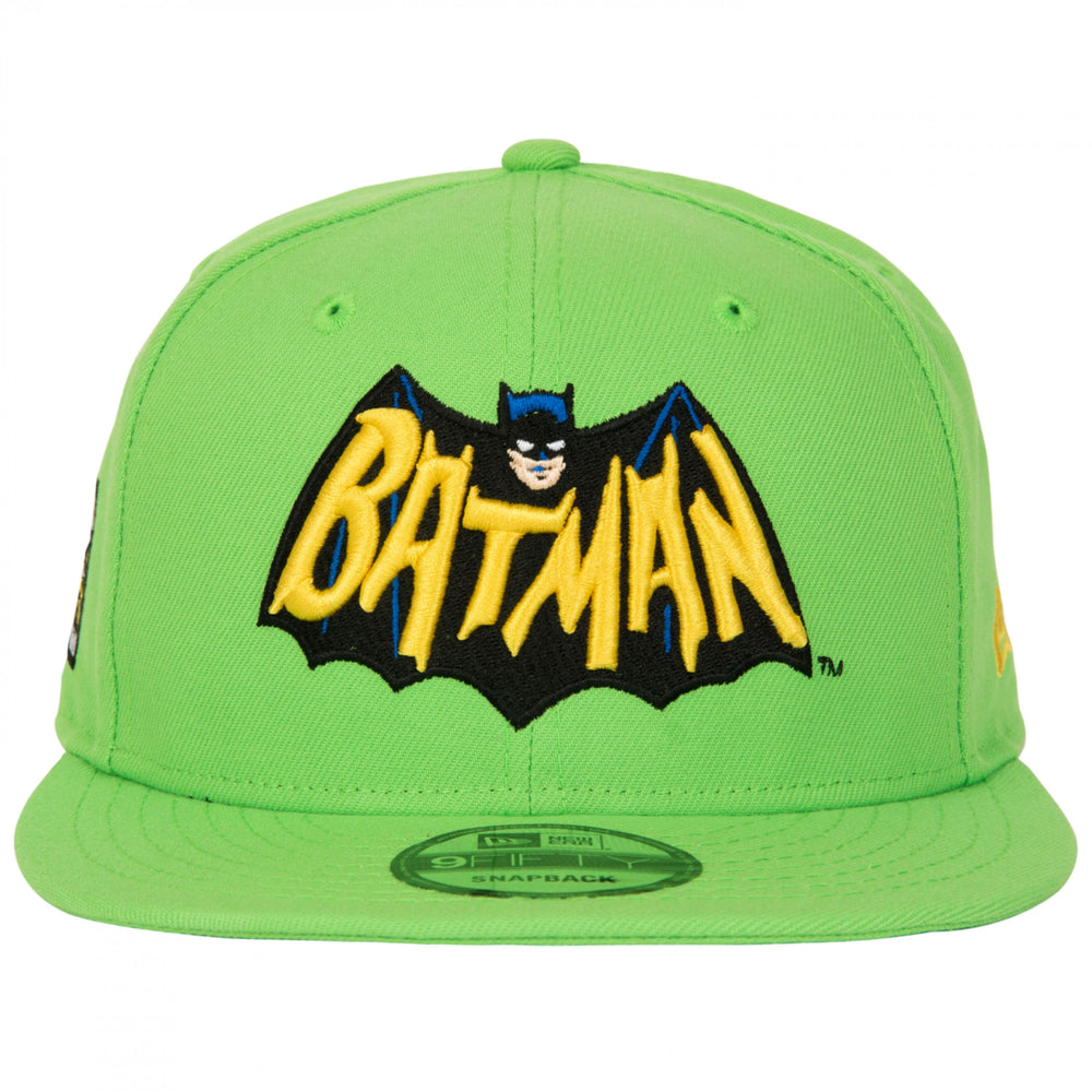Batman 1960s Lime Green Colorway  Era 9Fifty Adjustable Hat Image 2