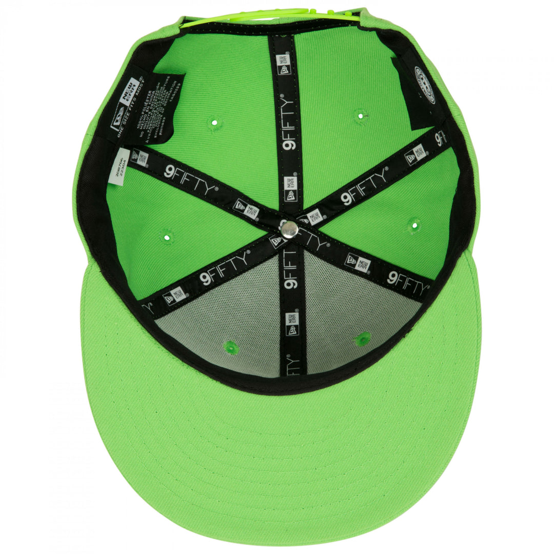 Batman 1960s Lime Green Colorway  Era 9Fifty Adjustable Hat Image 6