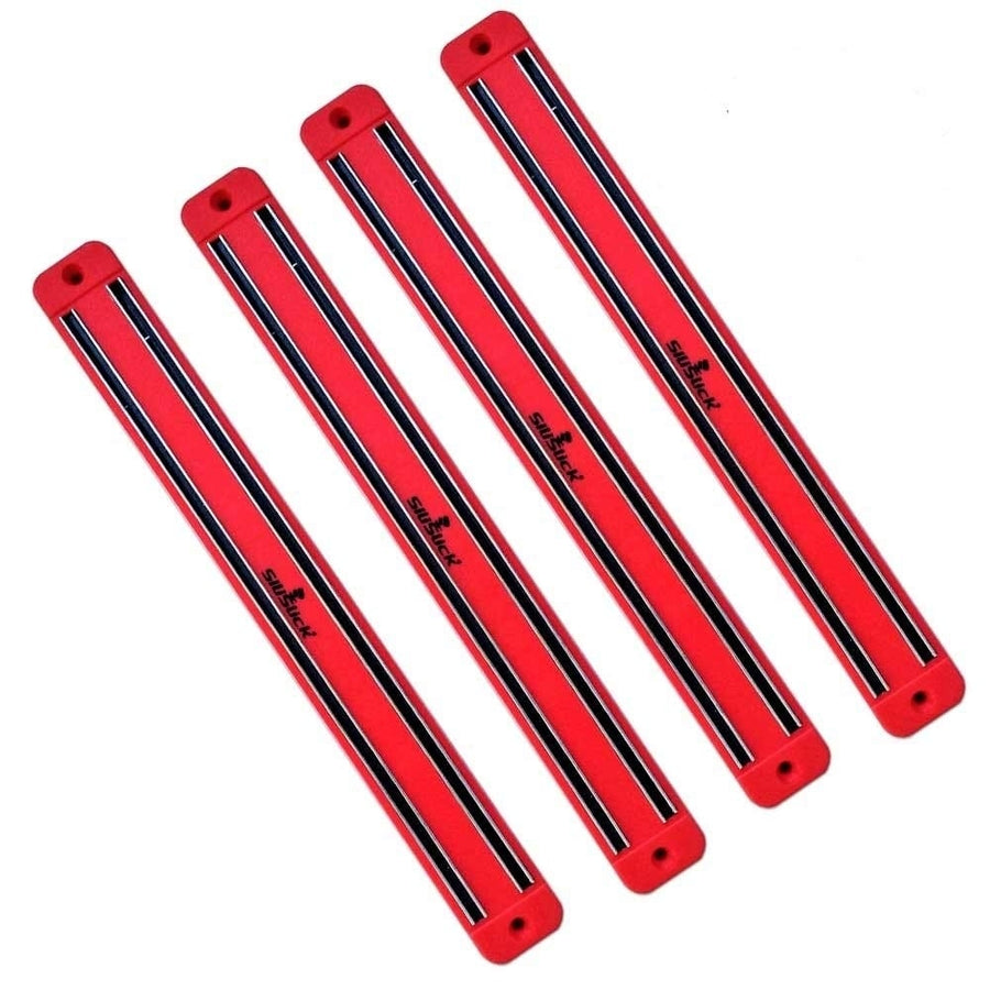 Magnetic Knife/Tool Rack - 4 Red Image 1