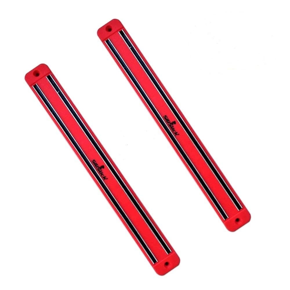 Magnetic Knife/Tool Rack - 2 Red Image 1