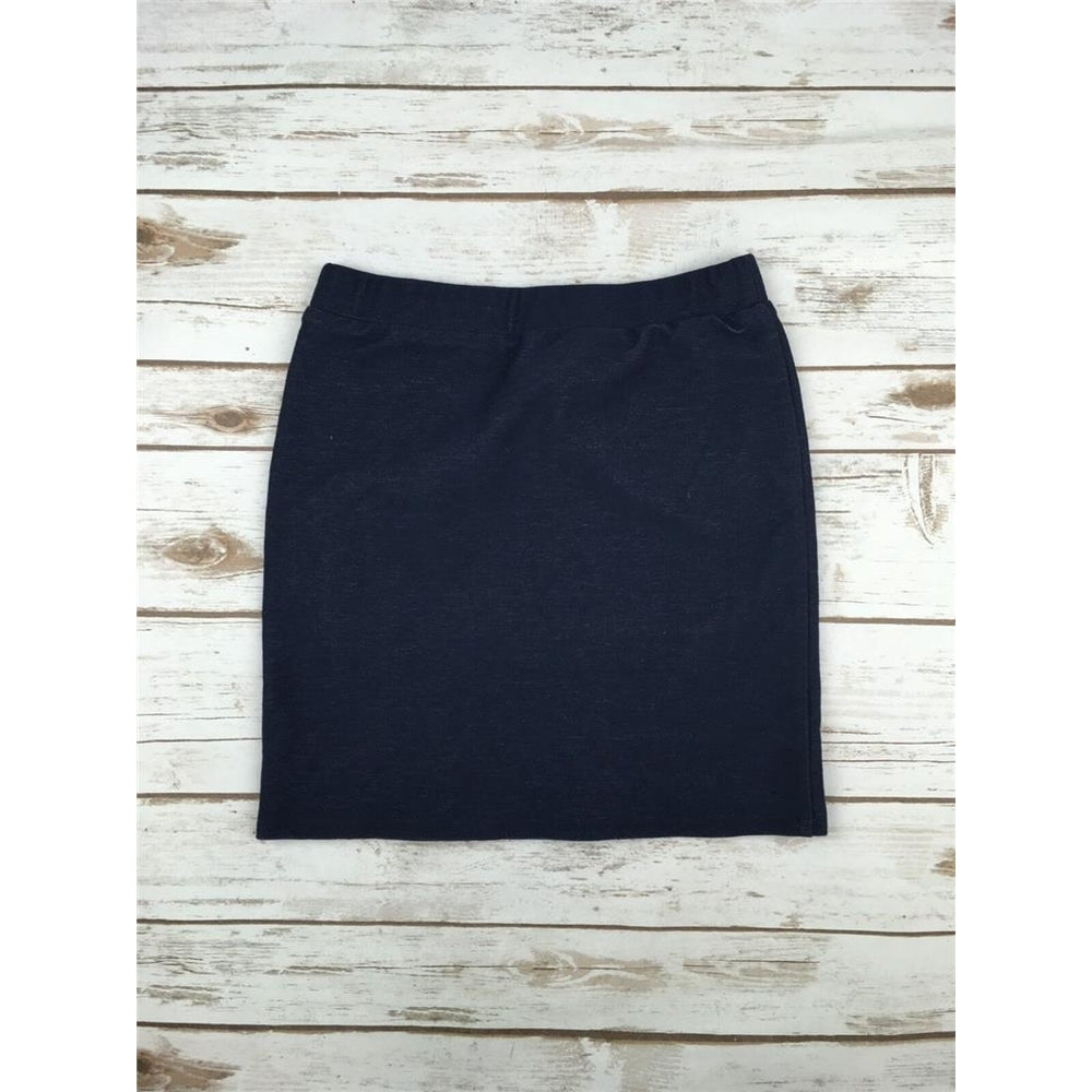 MM Couture By Miss Me Jeans Navy Blue Body Con Mini Skirt Stretch Lined S Women Image 2
