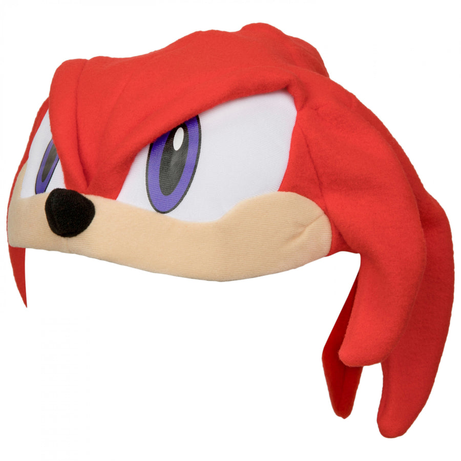 Sonic The Hedgehog Knuckles Fleece Plush Cap Image 1
