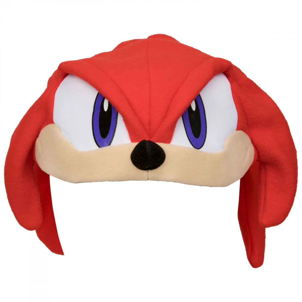 Sonic The Hedgehog Knuckles Fleece Plush Cap Image 2