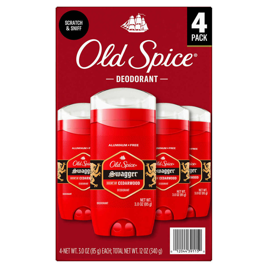 Old Spice Swagger Deodorant Aluminum Free3 Ounce (Pack of 4) Image 1