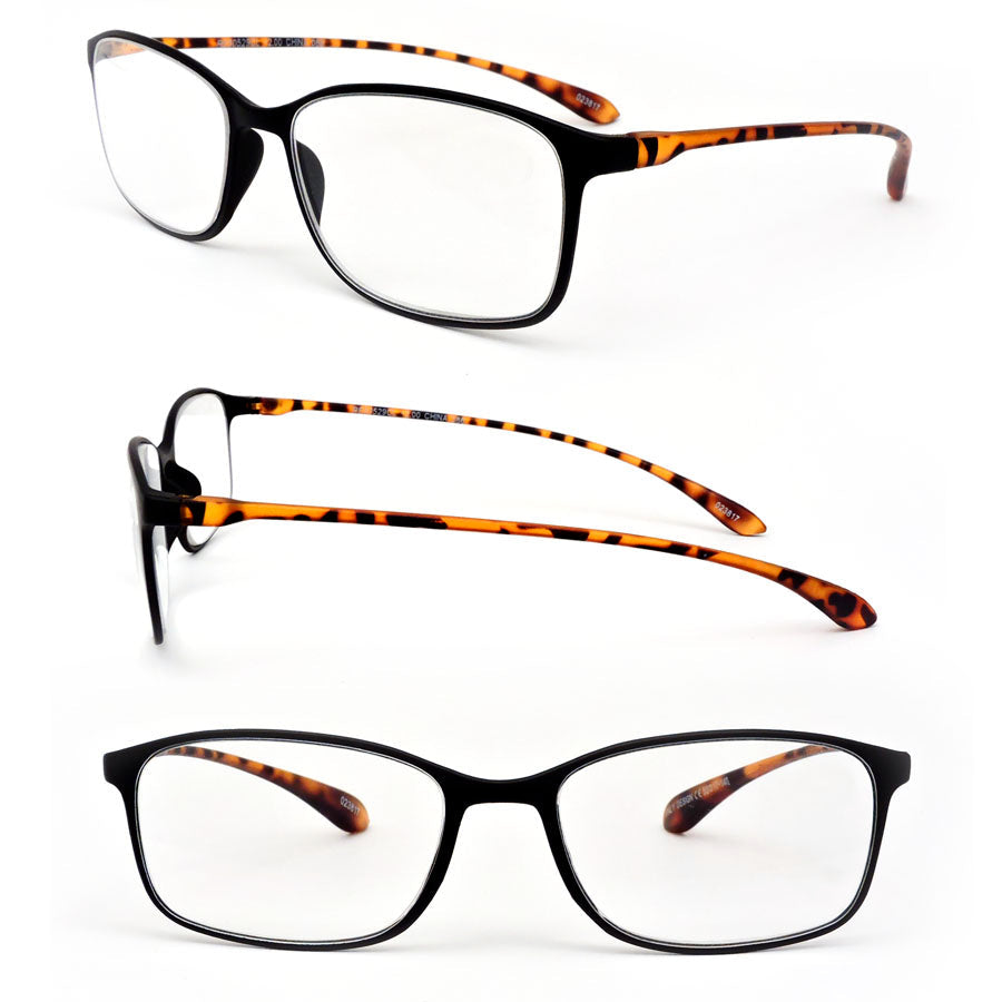 Super Light and Extremely Flexible Frame Frosted Matte Finish Reading Glasses Image 2