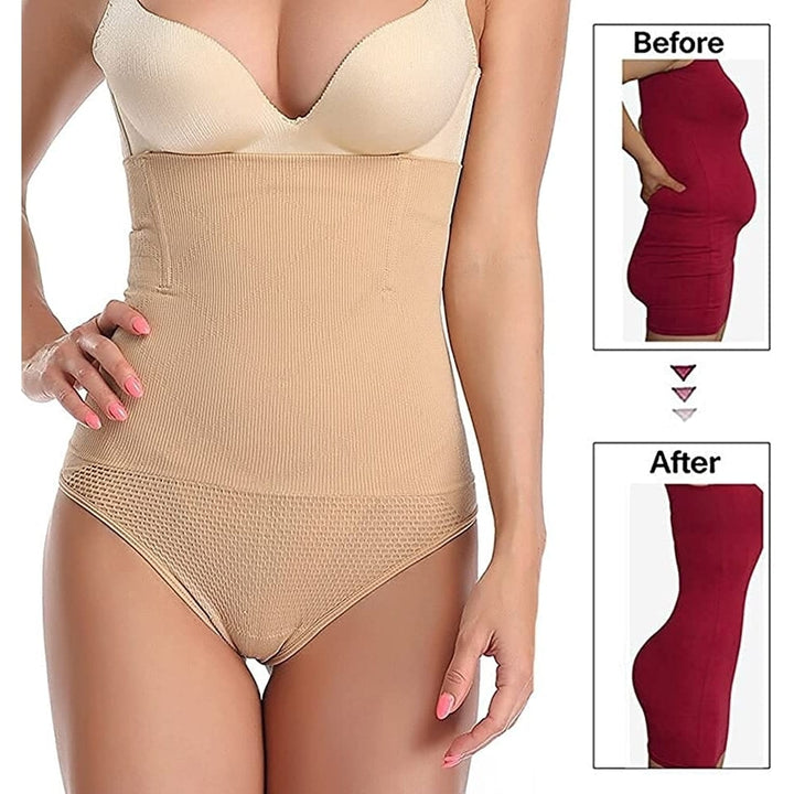Thong Shapewear High Waisted Tummy Control Panty for Women Body Shaper Panty Waist Slim and Back Smooth Seamless Body Image 4