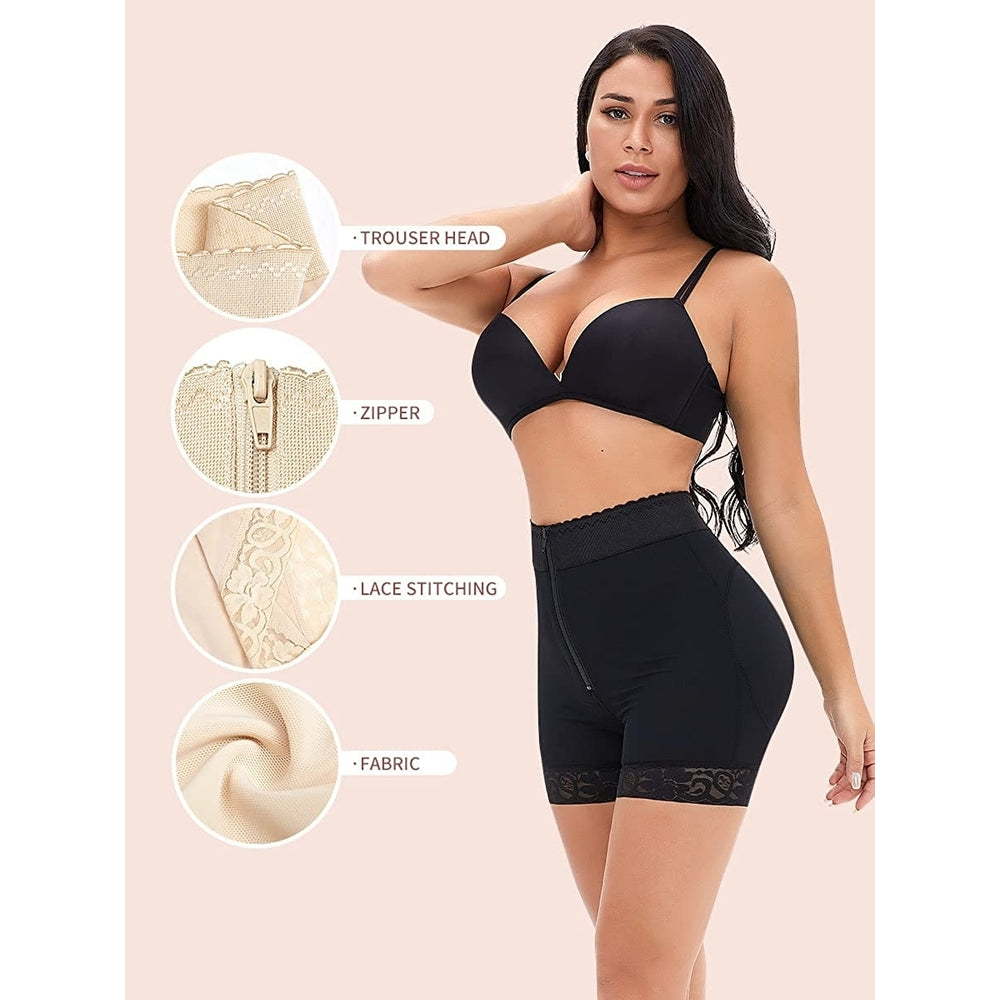 Tummy Control Shapewear for Women Body Shaper High Waisted Butt Lifter Panties Compression Fajas Shorts Underwear Image 2