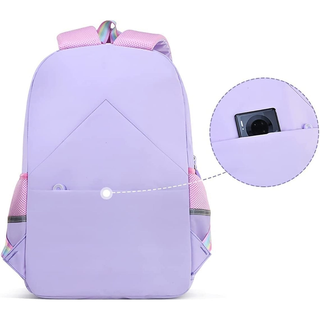 Cute Backpack Travel Backpacks Bookbag for Boys Girls School College Students Backpack (Pink,Large) Image 3