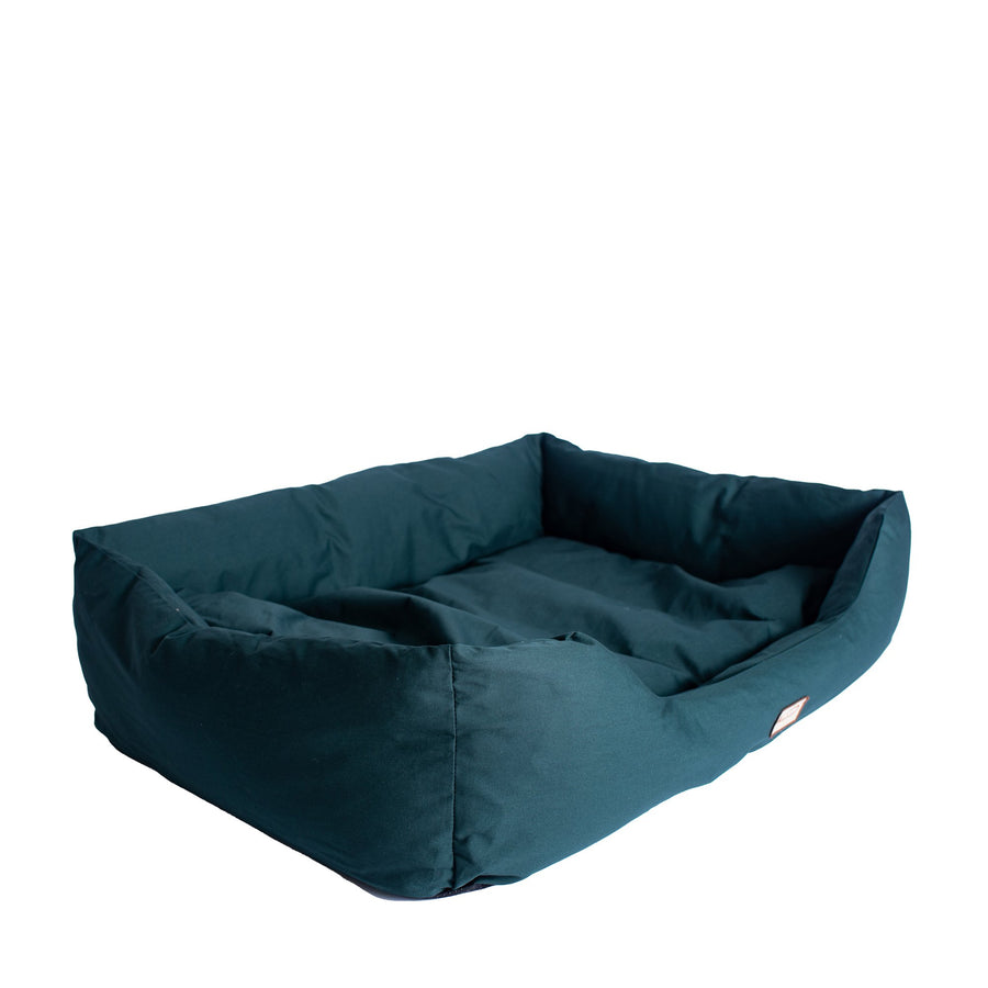 Armarkat Model D01FML-L Large Laurel Green Bolstered Pet Bed Image 1