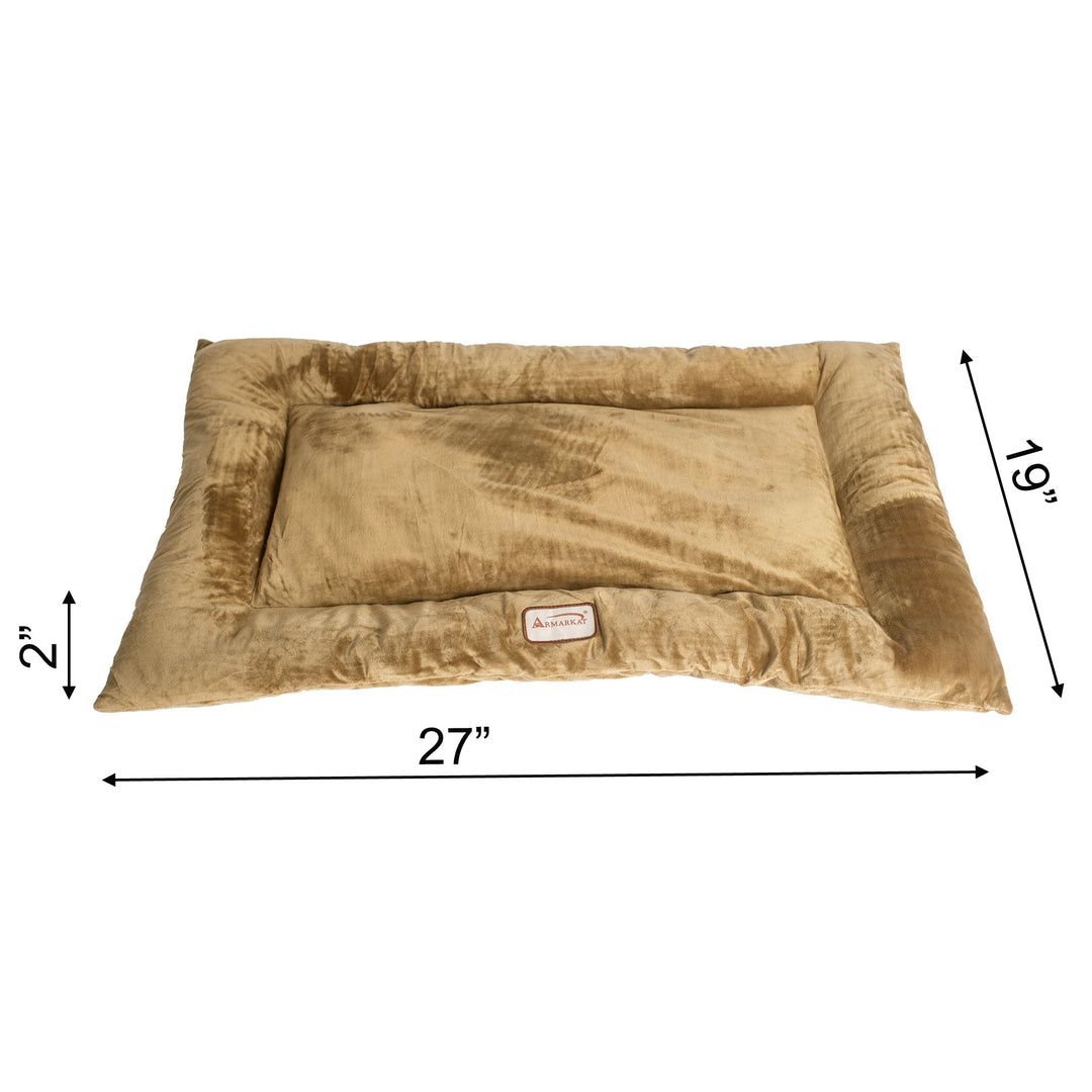 Armarkat Model M01CHL-M Medium Pet Bed Mat with Poly Fill Cushion in Sage Green Image 3