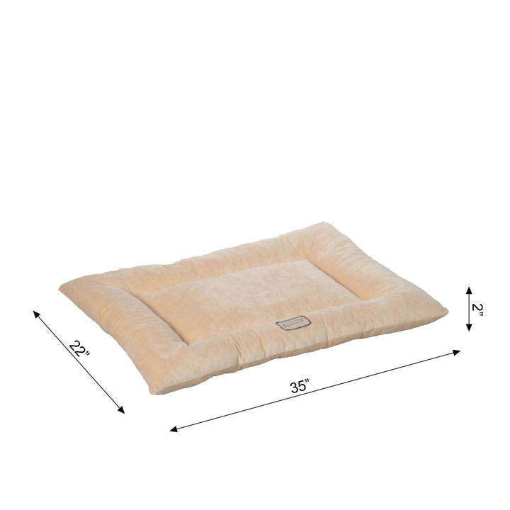 Armarkat Model M01CMH-L Large Pet Bed Mat with Poly Fill Cushion in Beige Image 3