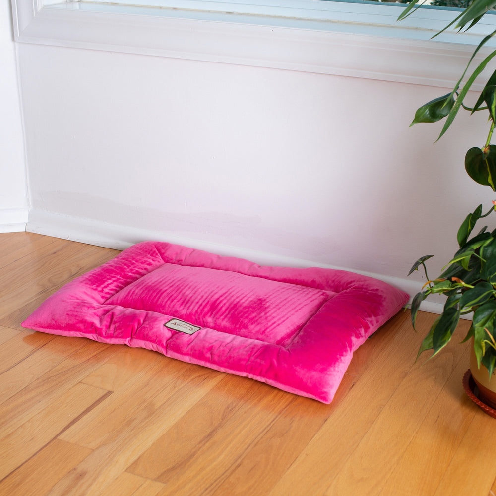 Armarkat Model M01CZH-L Large Pet Bed Mat with Poly Fill Cushion in Vibrant Pink Image 2