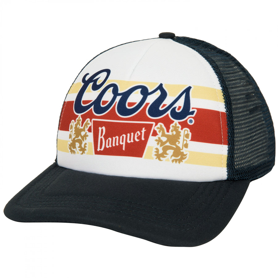 Coors Banquet Vintage Logo Mesh Back Trucker Hat Image 1