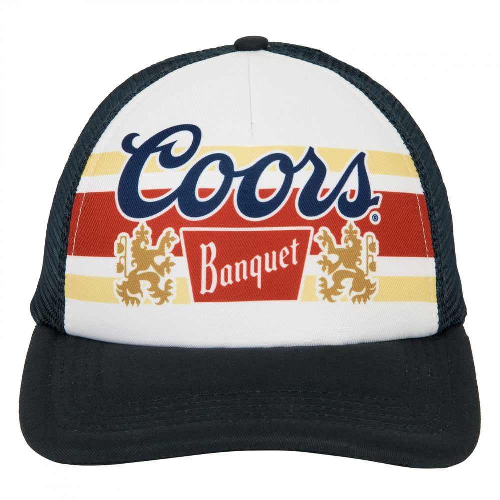 Coors Banquet Vintage Logo Mesh Back Trucker Hat Image 2