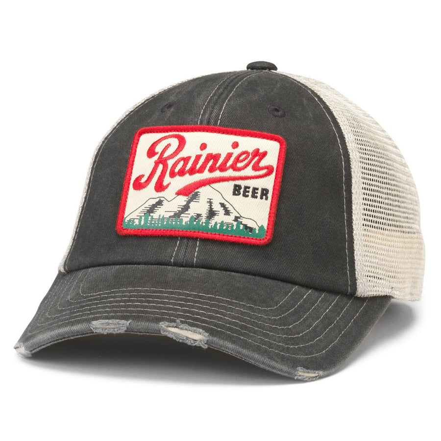 Rainier Beer Mountain Patch Adjustable Hat Image 1