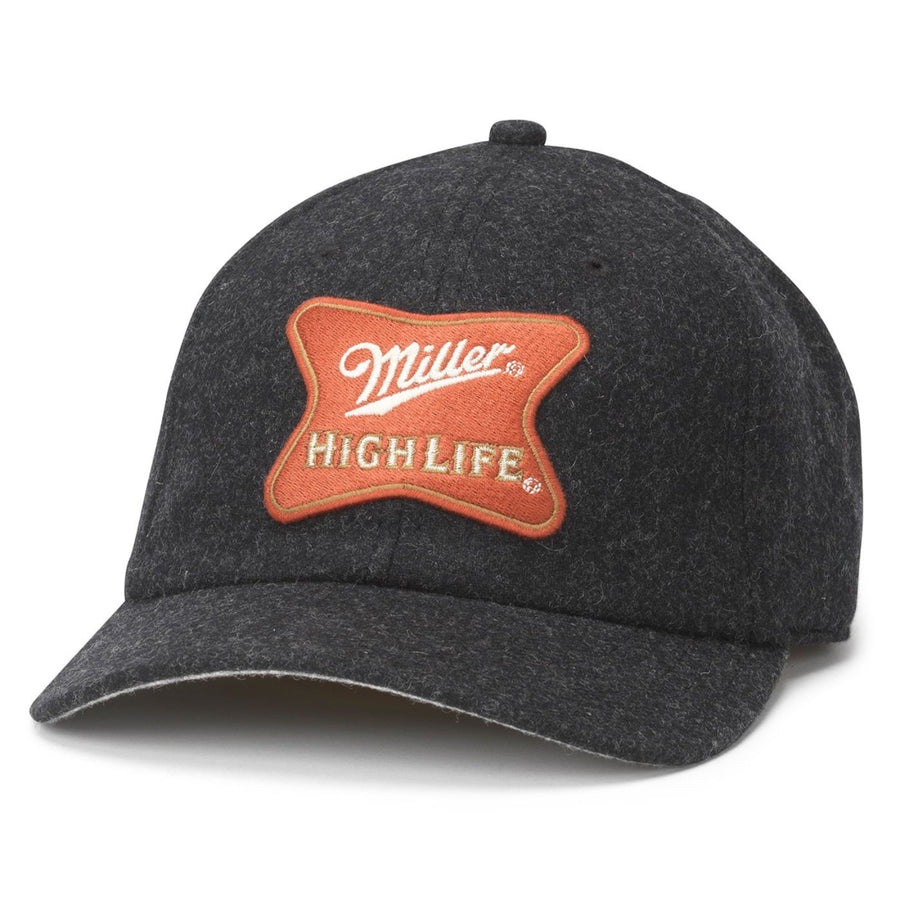 Miller High Life Logo Patch Rounded Bill Adjustable Hat Image 1