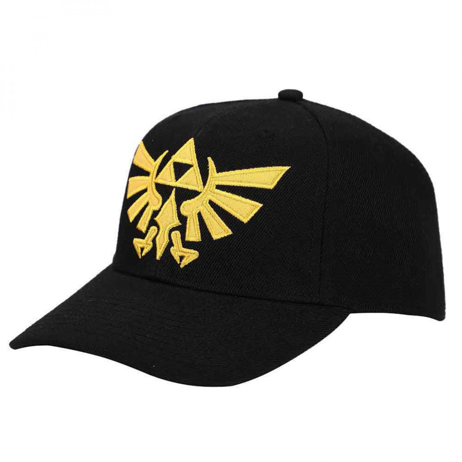 The Legend of Zelda Embroidered Hyrule Crest Snapback Hat Image 1