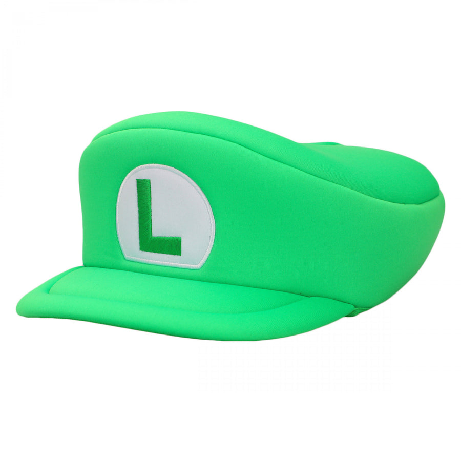 Super Mario Bros. Luigi Embroidered Cosplay Hat Image 1