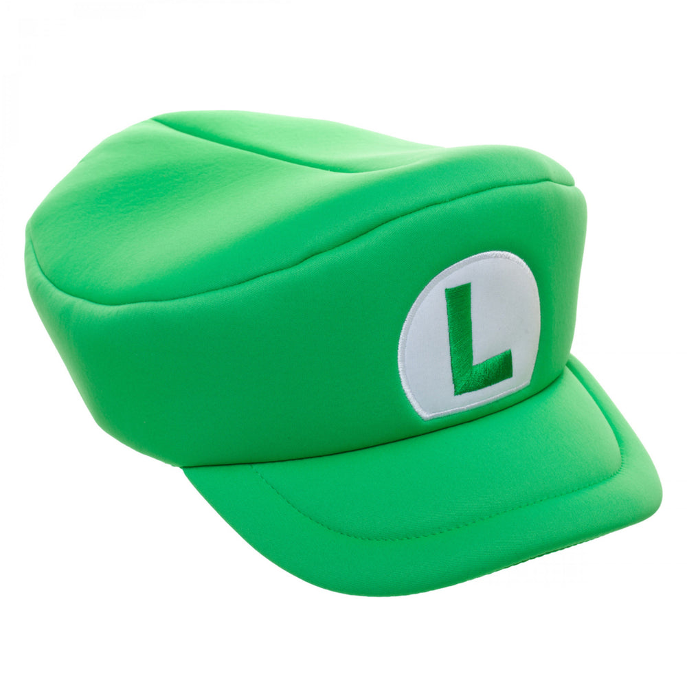 Super Mario Bros. Luigi Embroidered Cosplay Hat Image 2