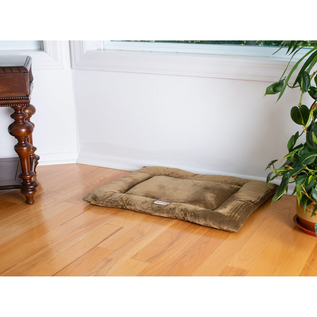 Armarkat Model M01CHL-M Medium Pet Bed Mat with Poly Fill Cushion in Sage Green Image 4
