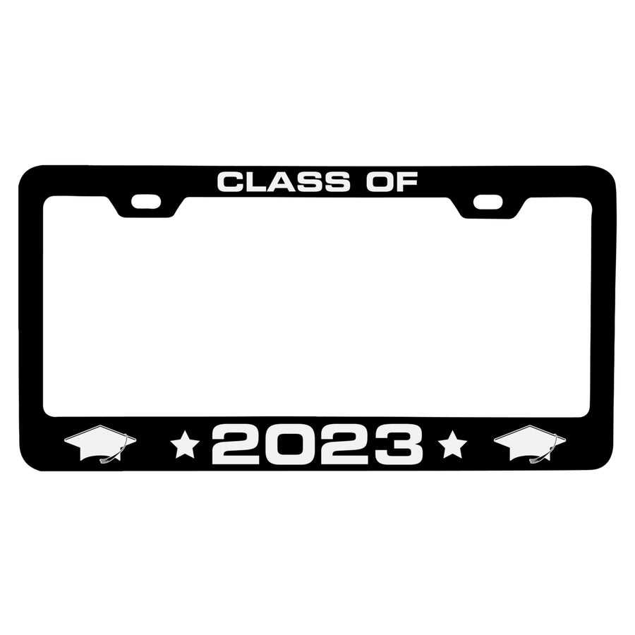 Class of 2023 Senior Graduation License Plate Frame Image 1