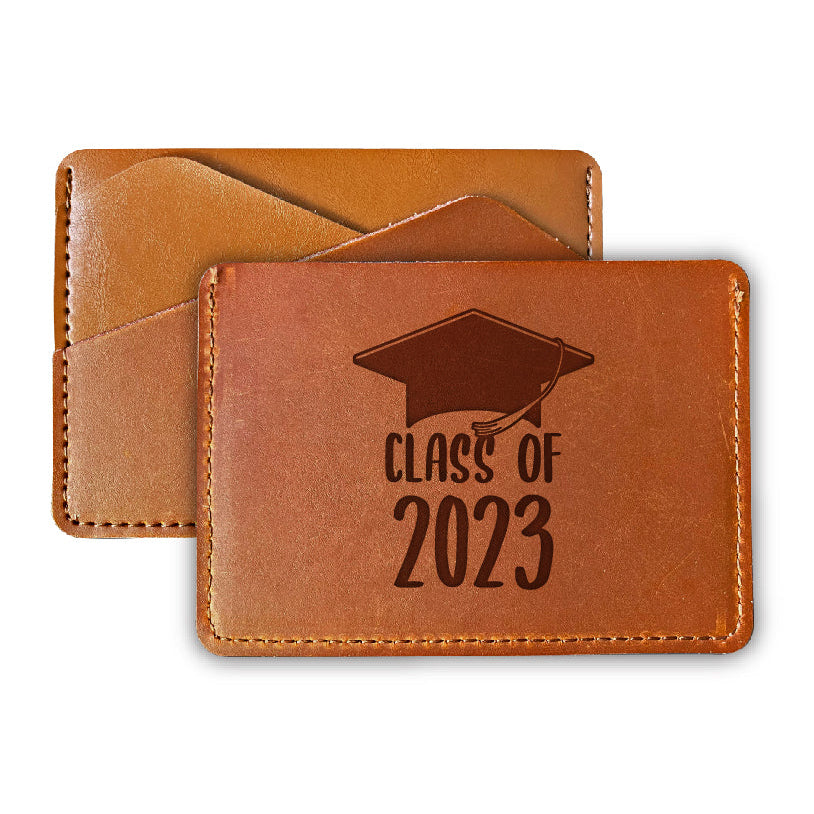 Class of 2023 Grad Leather Wallet Card Holder Image 1