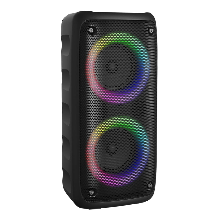 2 x 4" Bluetooth TWS Speaker with LED Lights and Multi-Connectivity (IQ-1944BT) Image 1