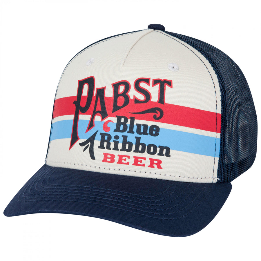 PABST Blue Ribbon Beer Sinclair Style Trucker Hat Image 1