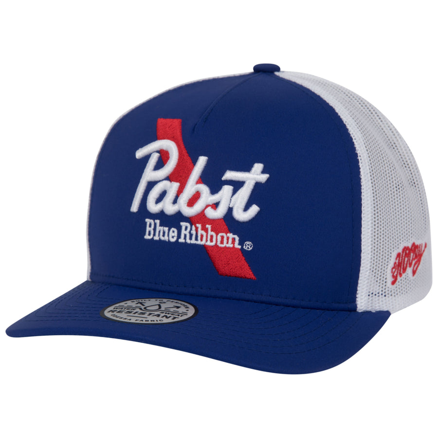 Pabst Blue Ribbon Hybrid Bill Adjustable Trucker Hat Image 1