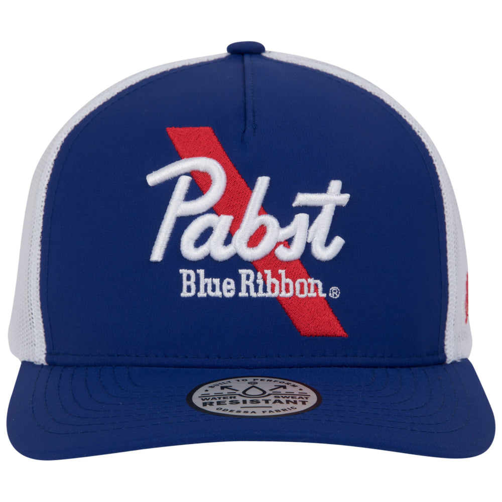 Pabst Blue Ribbon Hybrid Bill Adjustable Trucker Hat Image 2