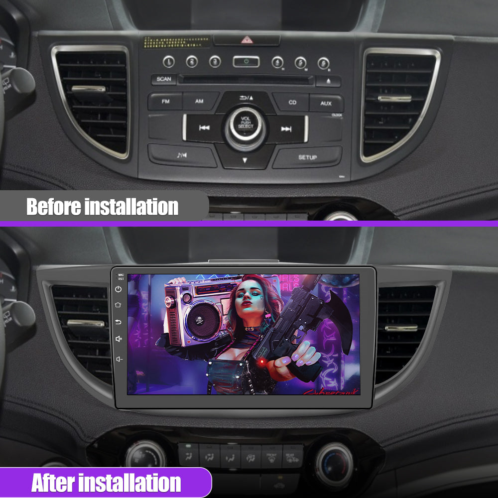 AWESAFE Car Radio Stereo Andriod 12 for  Honda CRV 2012 2013 2014 2015 2016Built in CarPlayAndroid AutoDSPGPS Navigation Image 2