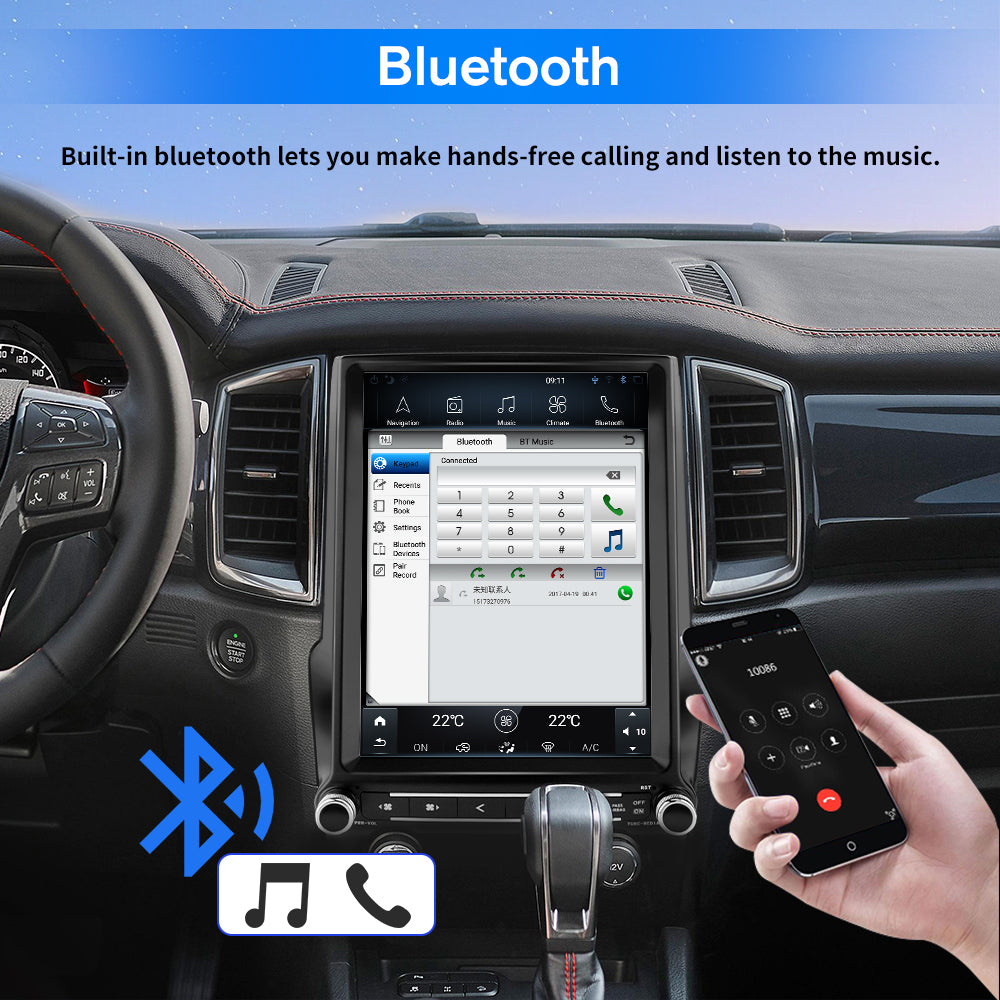 AWESAFE Car Stereo Radio for Ford Ranger 2019-20224G ROM 64G RAMBuilt in Carplay and Android AutoSupport HDMI OutputWiFi Image 4