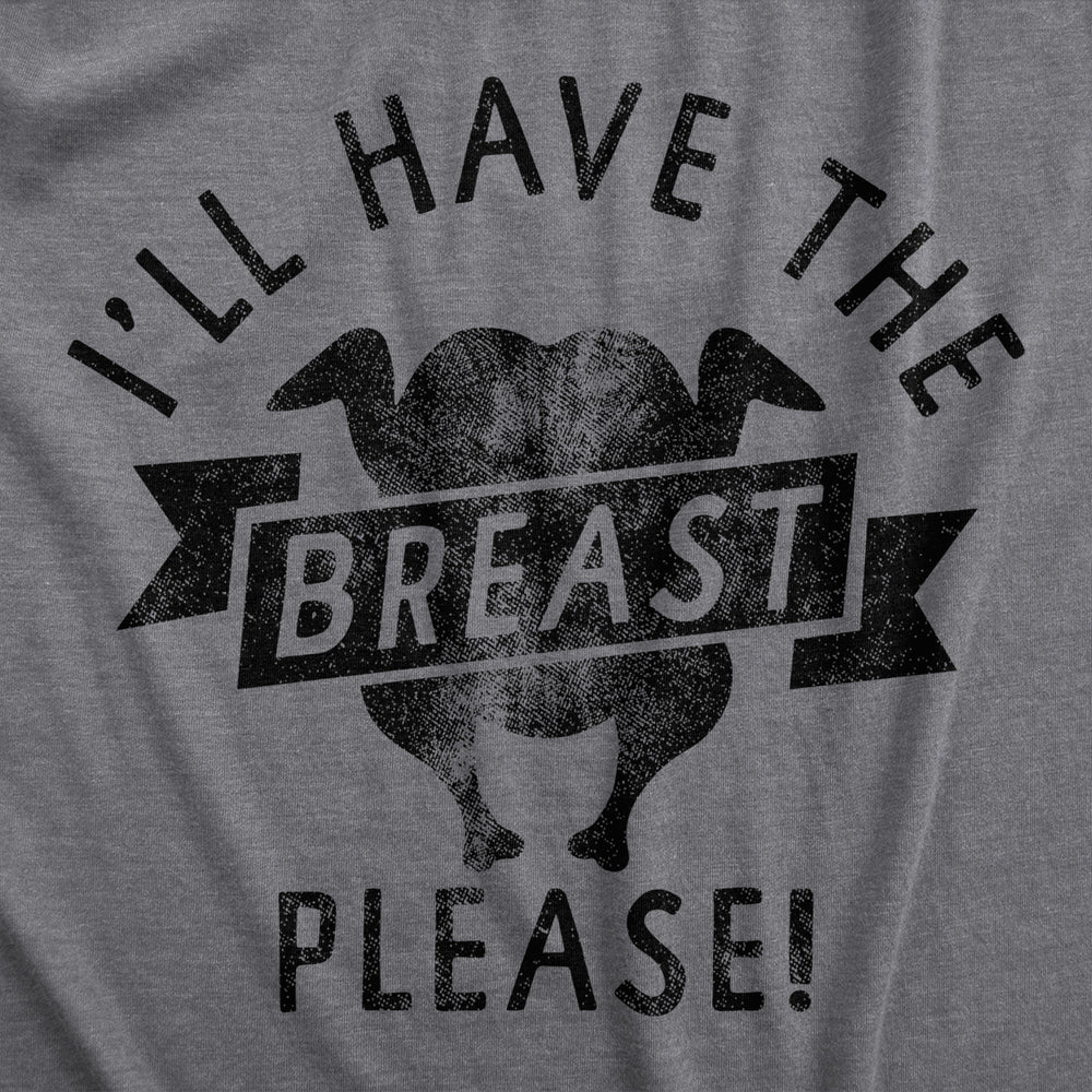 Ill Have The Breast Please Baby Bodysuit Funny Breast Feeding Turkey Dinner Joke Jumper For Infants Image 2