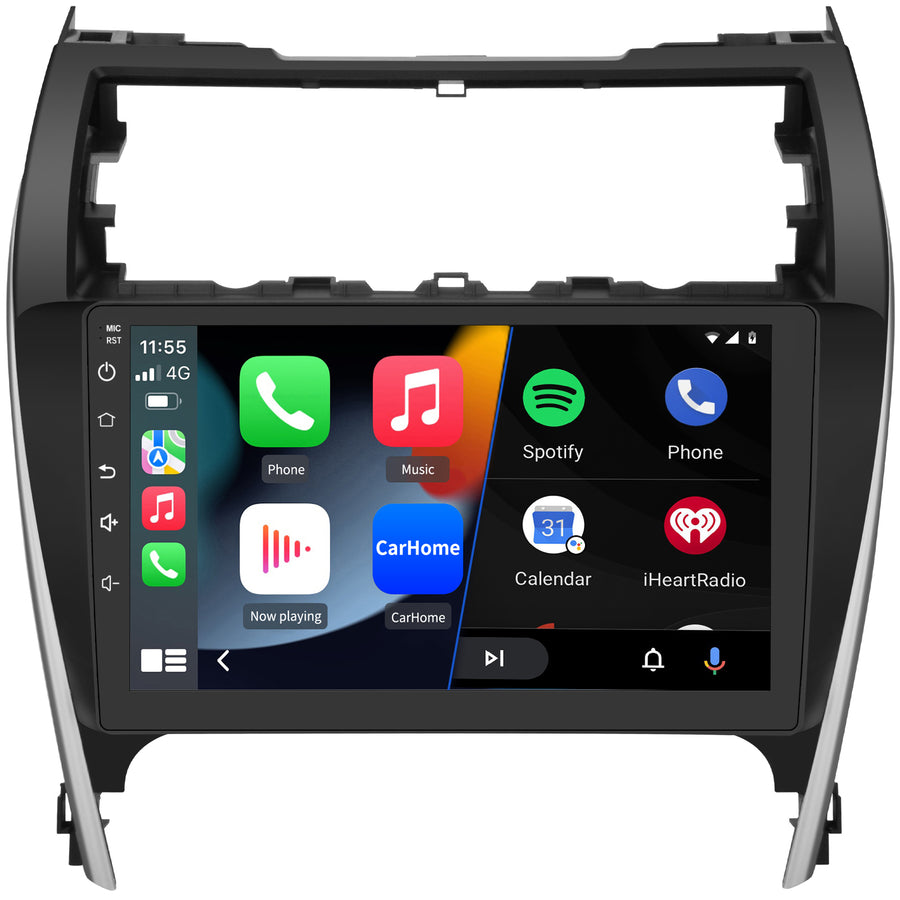 AWESAFE Car Radio Stereo Andriod 12 for Toyota Camry 2012 2013 2014Built in CarPlayAndroid AutoDSPGPS Navigation Image 1