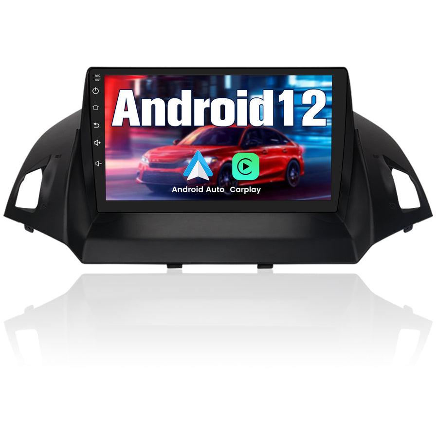 AWESAFE Car Radio Stereo Andriod 12 for Ford Escape 2013-2016Built in CarPlayAndroid AutoDSPGPS NavigationBluetooth Image 1