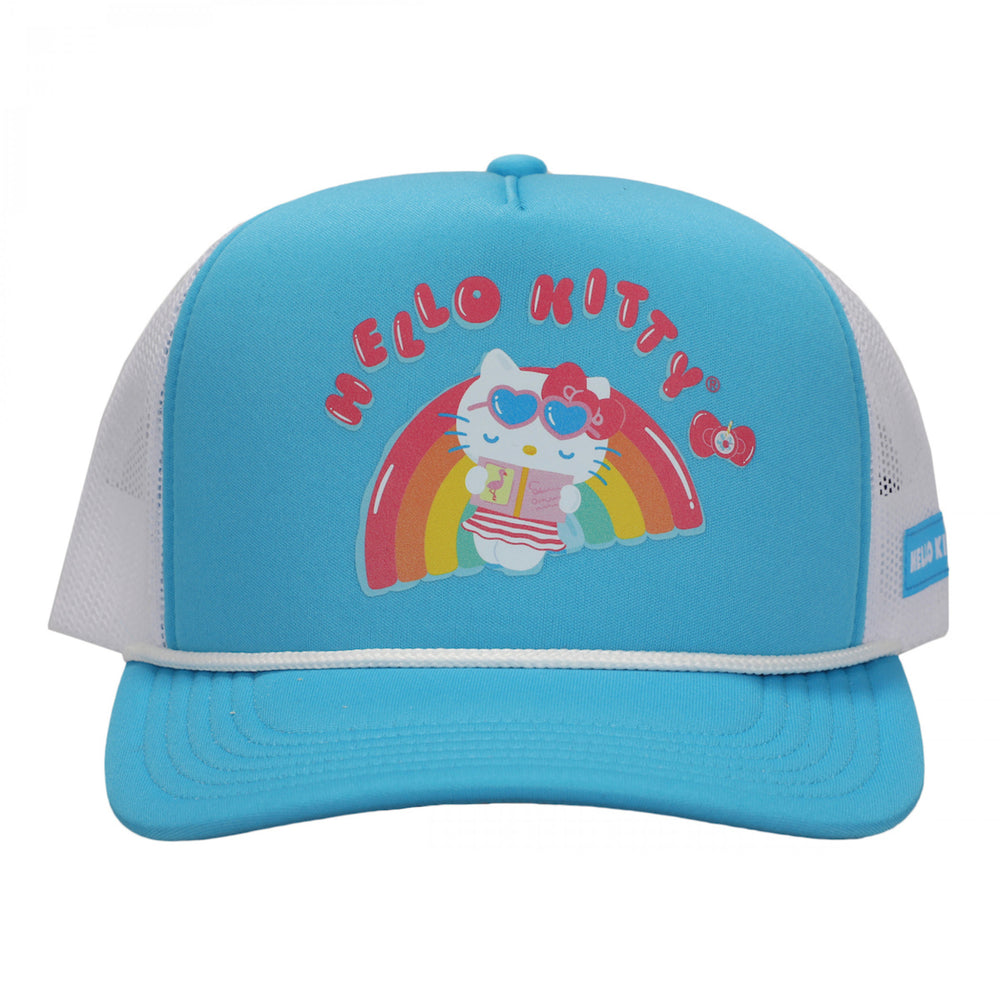 Hello Kitty Beach Day Snapback Trucker Hat Image 2