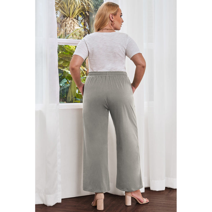 Womens Plus Size  Gray pants Image 3