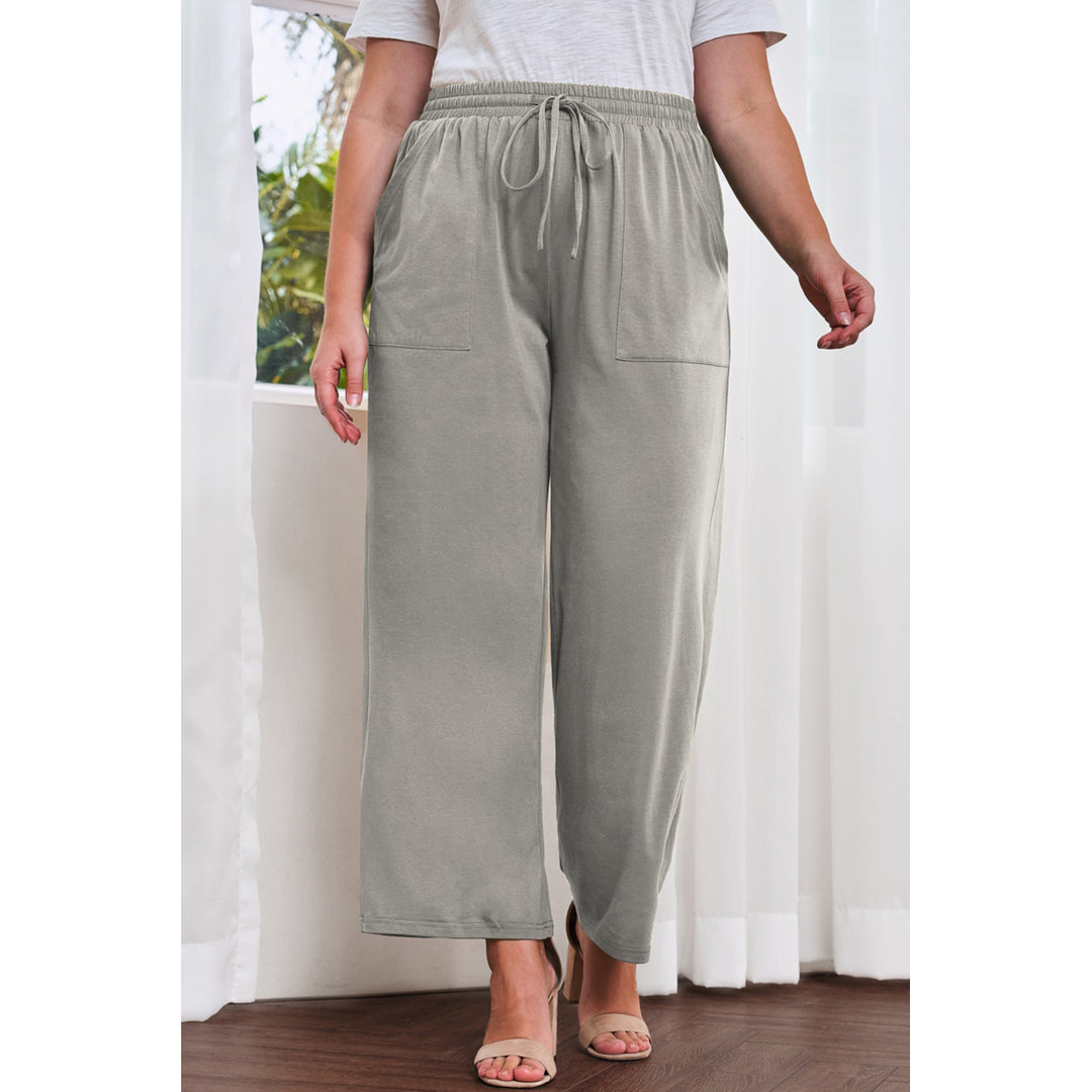 Womens Plus Size  Gray pants Image 4