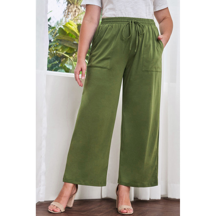 Womens Plus Size  Green pants Image 1