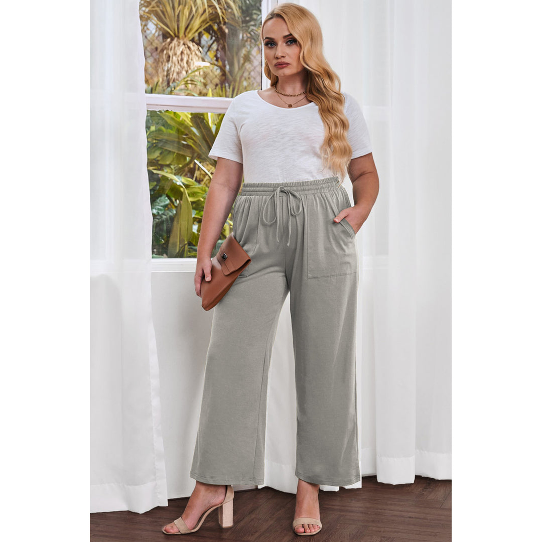 Womens Plus Size  Gray pants Image 6