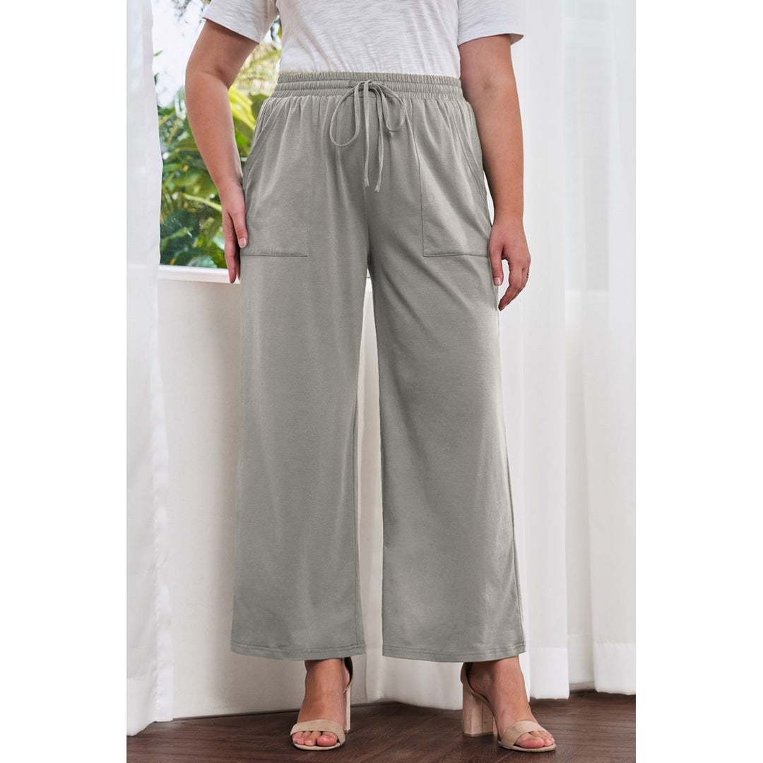 Womens Plus Size  Gray pants Image 7
