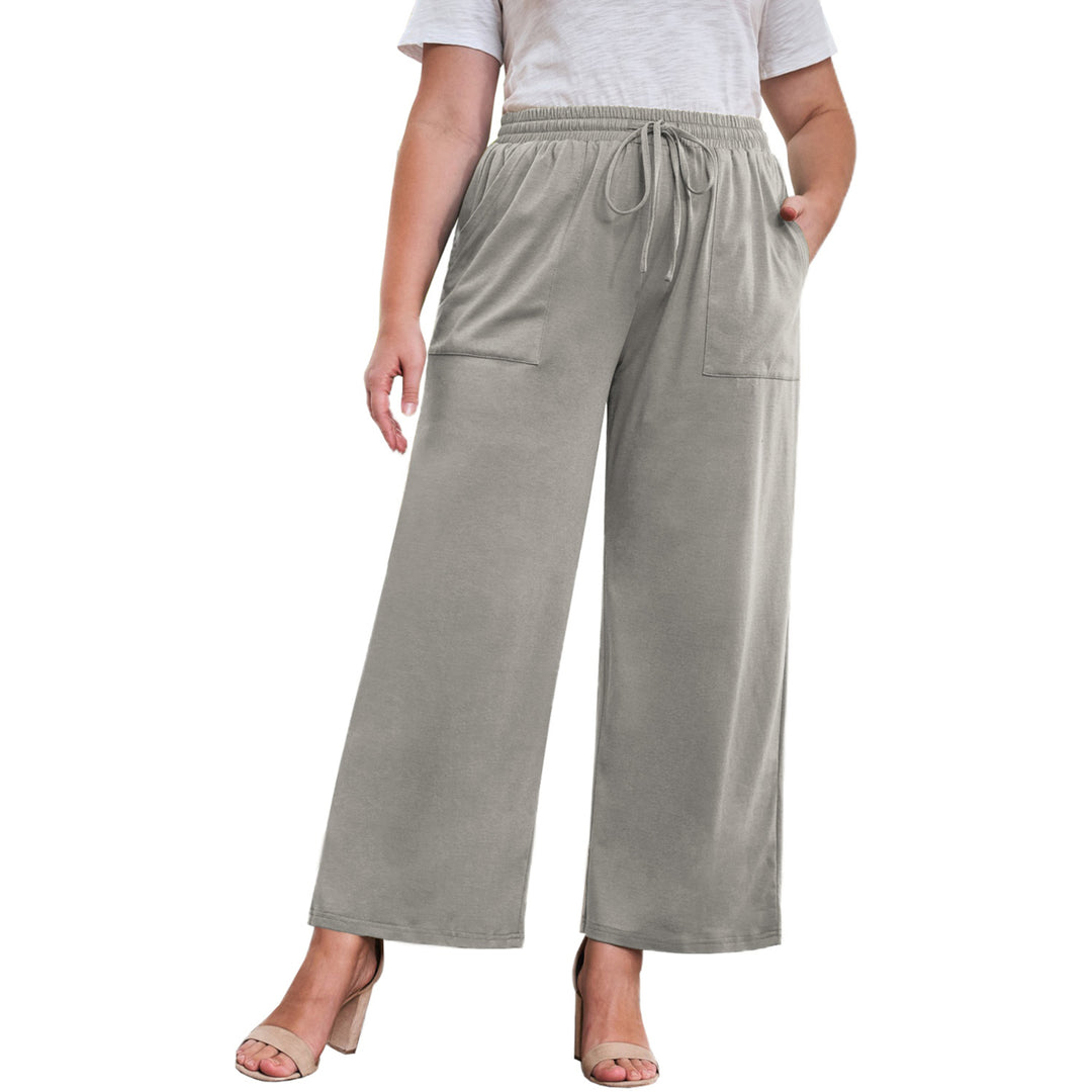 Womens Plus Size  Gray pants Image 8