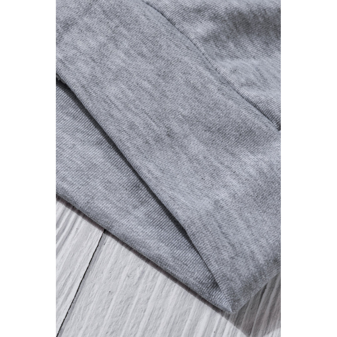 Womens Quilted Patch Half Zipper Sweatshirt Image 6