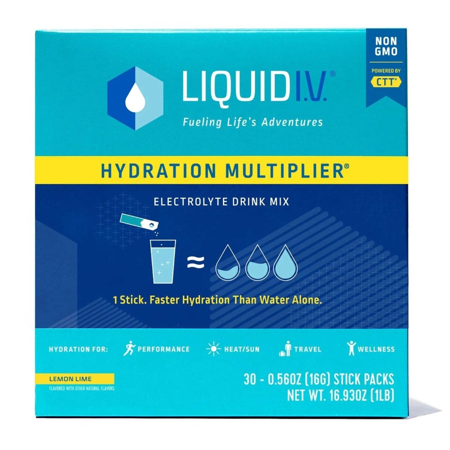 Liquid IV Hydration Multiplier Electrolyte Drink MixLemon Lime (30 Count) Image 1