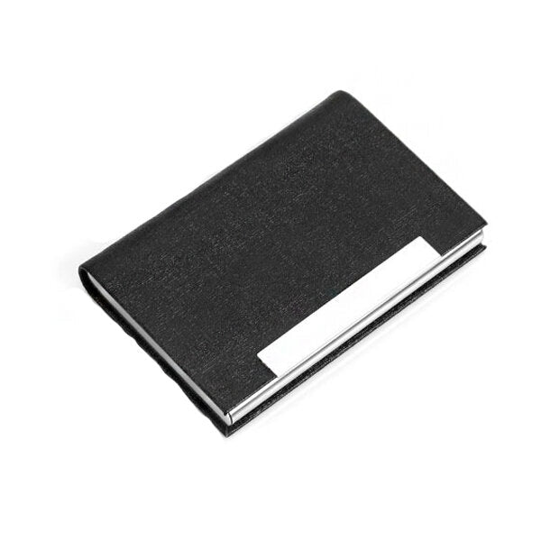 Stainless Steel Card Holder Credit Card Case Portable ID Card Storage Box Business Travel Image 1
