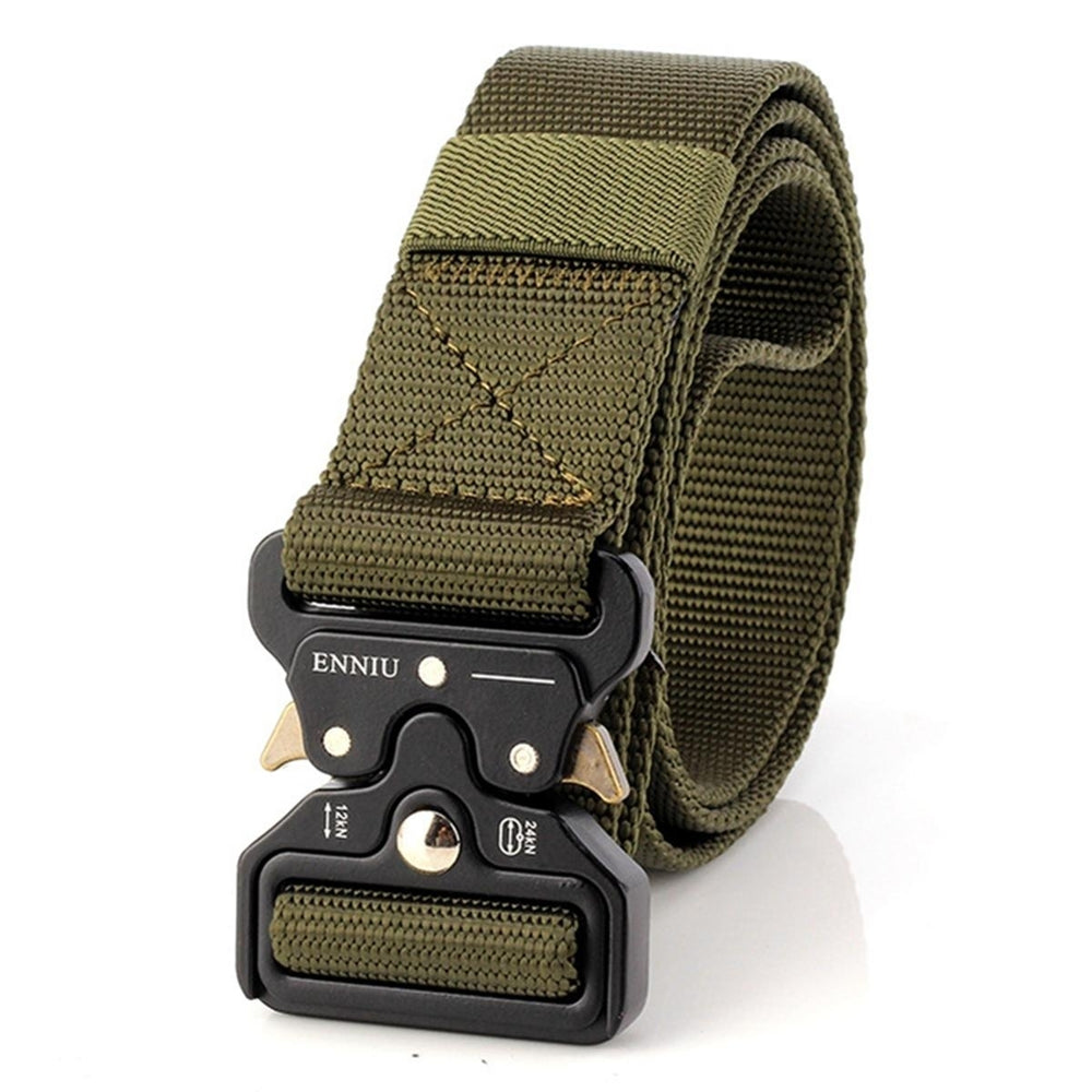 Survival Military Nylon Belts For Men Tactical Belt Waist Strap Emergency EDC Gadget Image 2